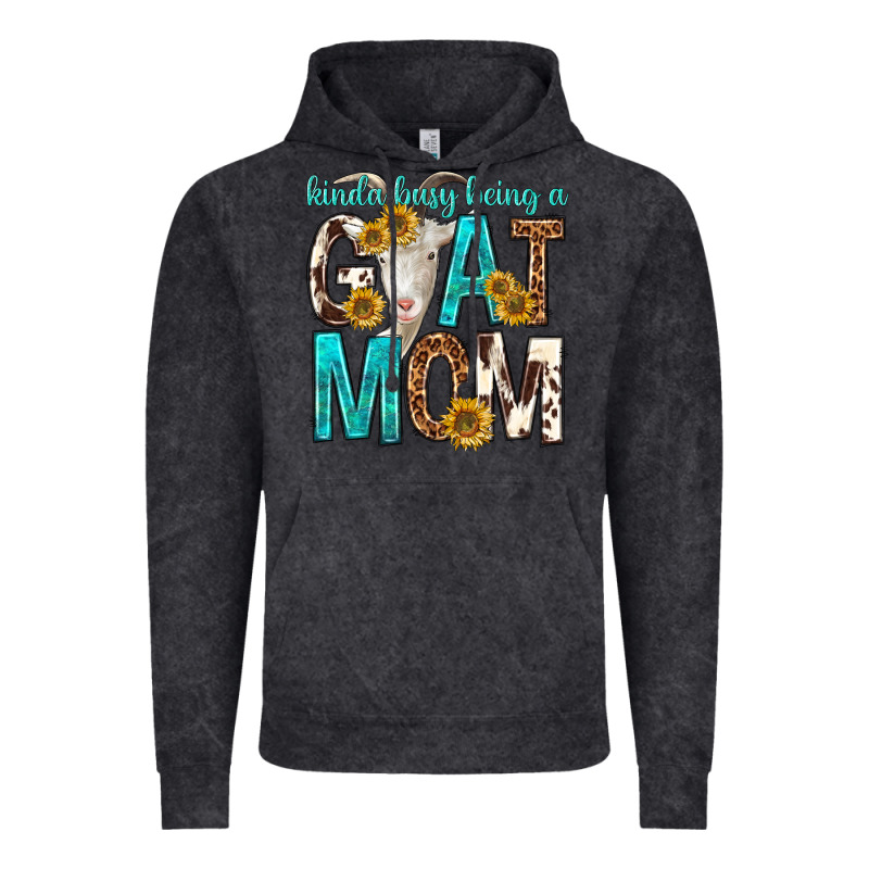 Kinda Busy Being A Goat Mom Vintage Hoodie by texasbilliewilder | Teevron