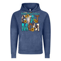 Vintage Denim kinda busy being a goat mom Vintage Hoodie - texasbilliewilder