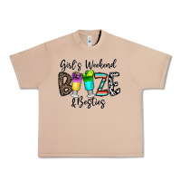 Burro girl's weekend booze & besties Urban Heavy Tee - CowhideDigitalArt