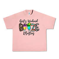 Salmon girl's weekend booze & besties Urban Heavy Tee - CowhideDigitalArt