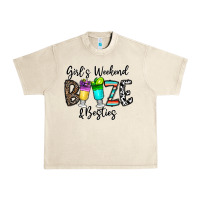 Sandshell girl's weekend booze & besties Urban Heavy Tee - CowhideDigitalArt