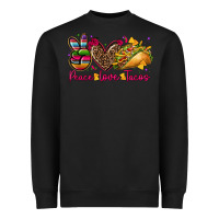 Black peace love tacos Heavyweight Sweatshirt - CTS Tumbler Store