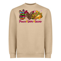 Mushroom peace love tacos Heavyweight Sweatshirt - CTS Tumbler Store