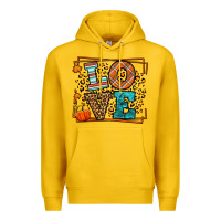 Lemon Fall Autumn Leopard Love Premium Hoodie - LillyAllenDesigns