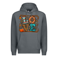 Rock Fall Autumn Leopard Love Premium Hoodie - LillyAllenDesigns