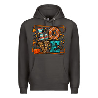 Smoke Fall Autumn Leopard Love Premium Hoodie - LillyAllenDesigns