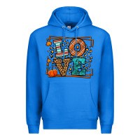 True Royal Fall Autumn Leopard Love Premium Hoodie - LillyAllenDesigns