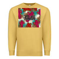 Antique Gold faith Premium Sweatshirt - NancyCooperArtShop