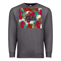 Charcoal Heather faith Premium Sweatshirt - NancyCooperArtShop