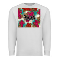 Dove Grey faith Premium Sweatshirt - NancyCooperArtShop
