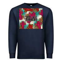 Navy faith Premium Sweatshirt - NancyCooperArtShop