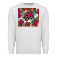 Oatmeal Heather faith Premium Sweatshirt - NancyCooperArtShop