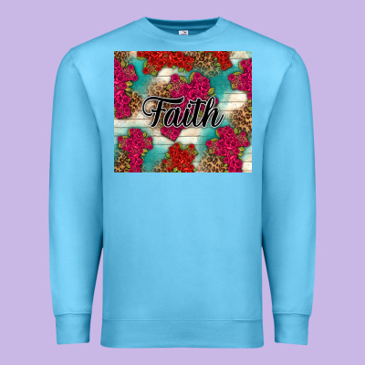 Faith Premium Sweatshirt Designed By Nancycooperartshop
