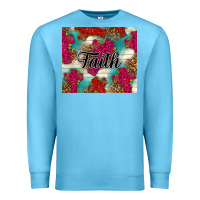 Ocean Blue faith Premium Sweatshirt - NancyCooperArtShop