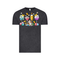 Vintage Black Easter wine glasses Easter Day Vintage Tee - Neo Western