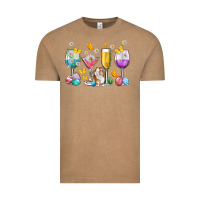 Vintage Coffee Easter wine glasses Easter Day Vintage Tee - Neo Western