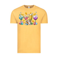 Vintage Mustard Easter wine glasses Easter Day Vintage Tee - Neo Western