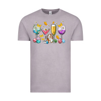 Vintage Zinc Easter wine glasses Easter Day Vintage Tee - Neo Western