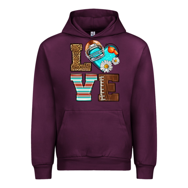 American Football Love And Helmet Urban Hoodie by NancyCooperArtShop | Teevron