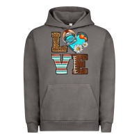 Pigment Tornado American Football love and helmet Urban Hoodie - NancyCooperArtShop