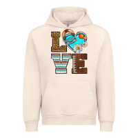 Sandshell American Football love and helmet Urban Hoodie - NancyCooperArtShop
