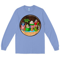 Colony Blue puerto rico coasters Long Sleeve Tee - AdoDesignShop