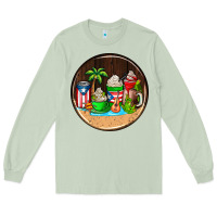 Matcha puerto rico coasters Long Sleeve Tee - AdoDesignShop