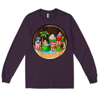 Plum puerto rico coasters Long Sleeve Tee - AdoDesignShop
