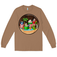 Toasted Coconut puerto rico coasters Long Sleeve Tee - AdoDesignShop