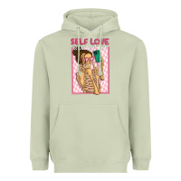 Matcha self love is the best love Heavyweight Hoodie - MaliasSmallBusiness