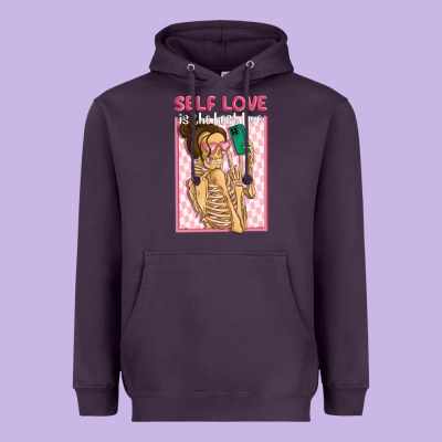 Self Love Is The Best Love Heavyweight Hoodie Designed By Maliassmallbusiness