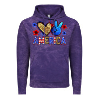 Cloud Purple peace love america Vintage Hoodie - Zillion Design Studio