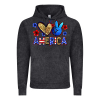 Vintage Black peace love america Vintage Hoodie - Zillion Design Studio