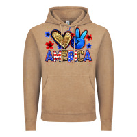 Vintage Coffee peace love america Vintage Hoodie - Zillion Design Studio