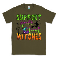 Army Green support your local witches Classic Tee - BundleAndBundleShop