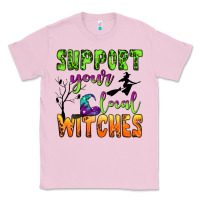 Bubblegum Pink support your local witches Classic Tee - BundleAndBundleShop