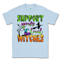 Dusty Blue support your local witches Classic Tee - BundleAndBundleShop