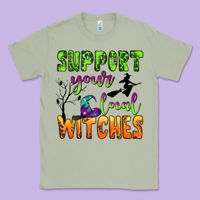 Support Your Local Witches Classic Tee Designed By Bundleandbundleshop