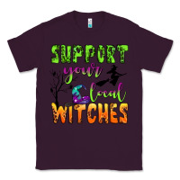 Plum support your local witches Classic Tee - BundleAndBundleShop