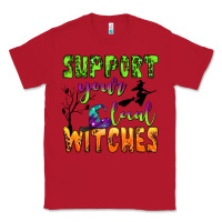 Red support your local witches Classic Tee - BundleAndBundleShop
