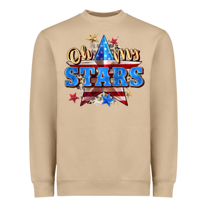 Oh My Stars Heavyweight Sweatshirt by Zillion Design Studio | Teevron