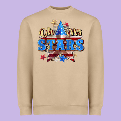 Oh My Stars Heavyweight Sweatshirt Designed By Zillion Design Studio