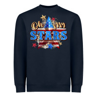 Navy oh my stars Heavyweight Sweatshirt - Zillion Design Studio