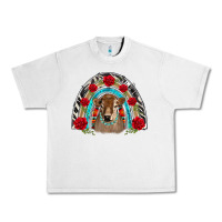 Lunar Rock brown baby cow floral rose rainbow Urban Heavy Tee - BarkalooDesign