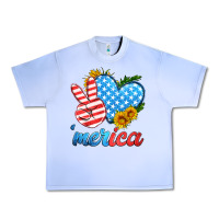 Grape Ice america with heart Urban Heavy Tee - HRA Design Shop
