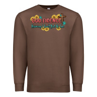 Chestnut god fidence Premium Sweatshirt - MaliasSmallBusiness