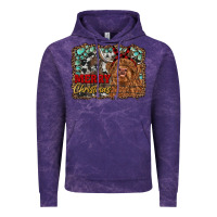 Cloud Purple merry christmas highland cow Vintage Hoodie - RanaPortraitStore