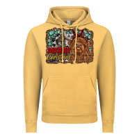 Vintage Mustard merry christmas highland cow Vintage Hoodie - RanaPortraitStore