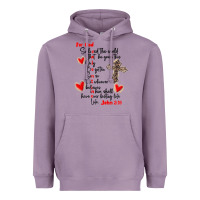 Lavender for god so loved the world Heavyweight Hoodie - MaliasSmallBusiness
