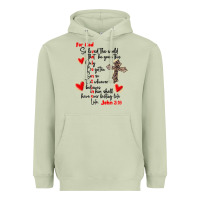 Matcha for god so loved the world Heavyweight Hoodie - MaliasSmallBusiness